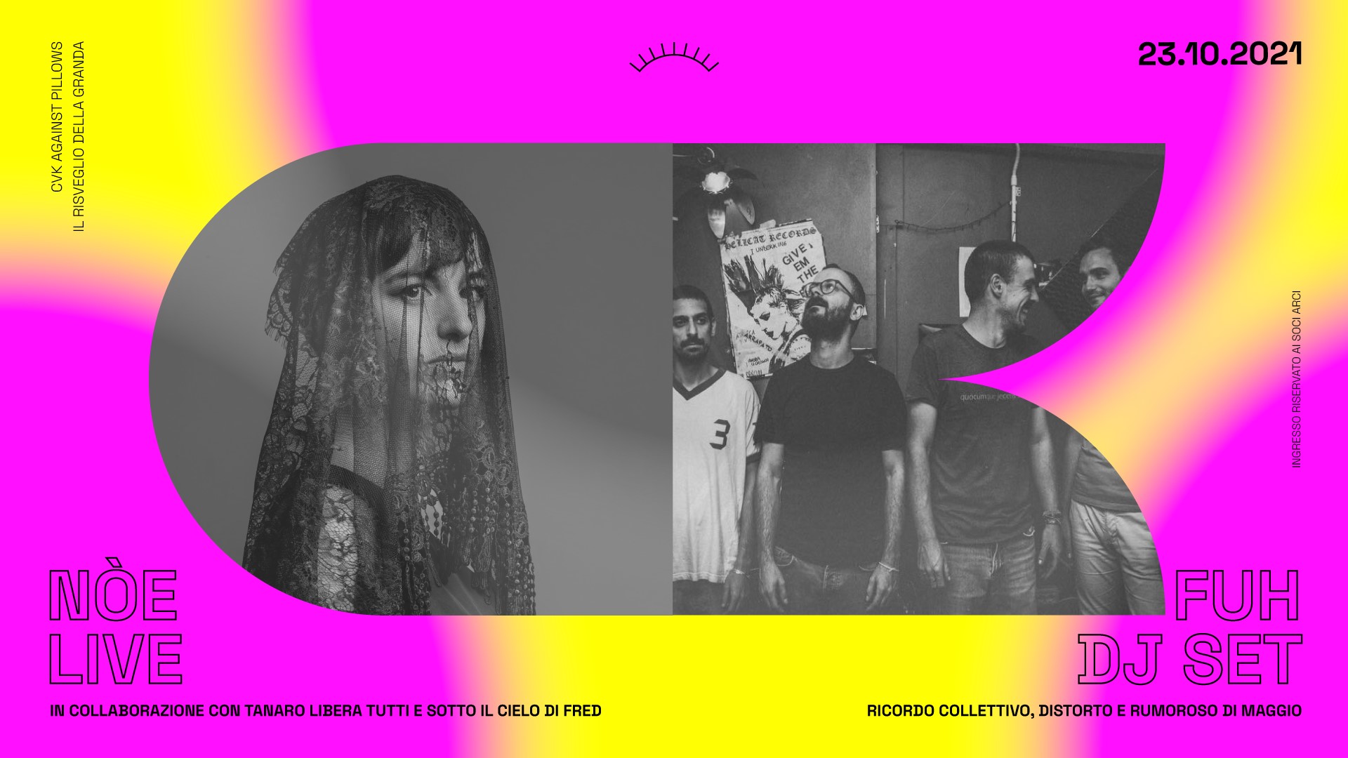 CVKagainstpillows: NÒE live + FUH djset